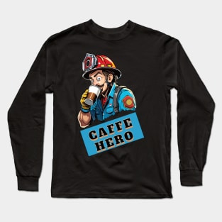 caffe hero Long Sleeve T-Shirt